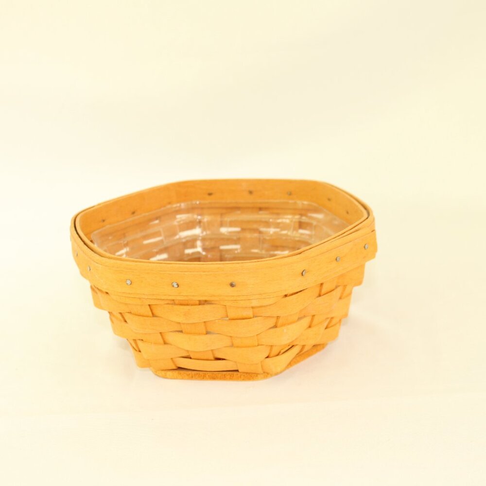 Small Longaberger 1999 Hexagon Basket